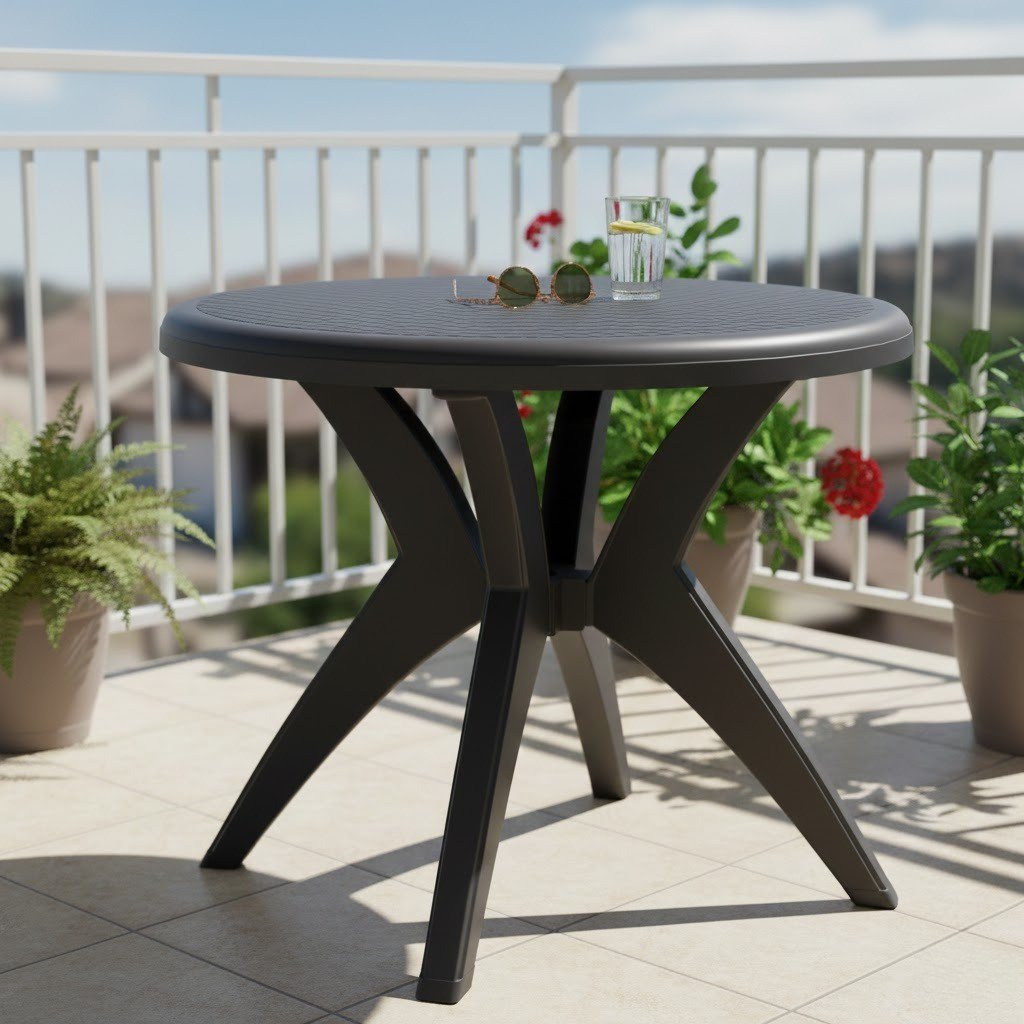 Mesa Deluxe 90 Preto - FORTE PLASTICO
