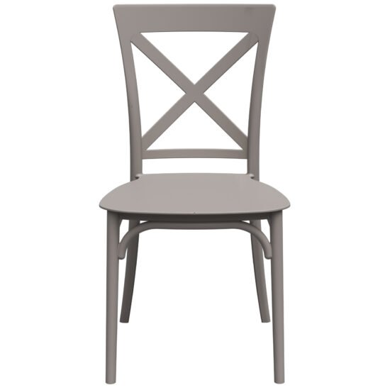 Alternative view of Cadeira Robust Cross Nude - FORTE PLASTICO