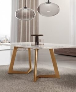 Mesa Miami 160 Canela/Off White - SALA VIP MOVELARIA