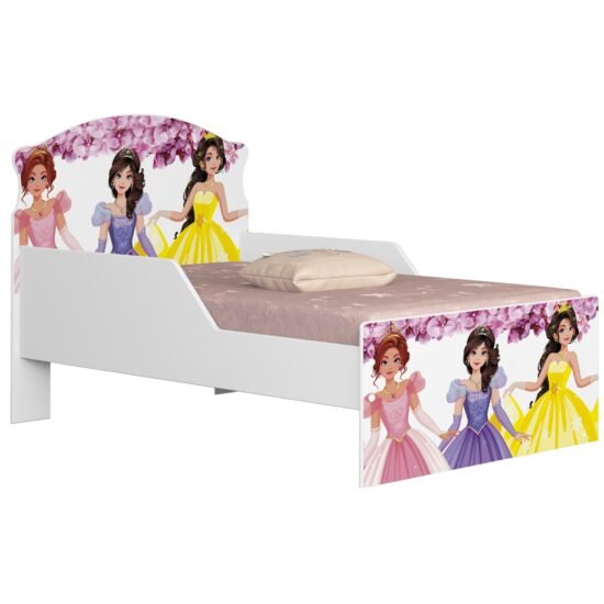 Alternative view of Mini Cama Juvenil Lívia (Menina) Trio Princesas 404119 - MADEC MÓVEIS