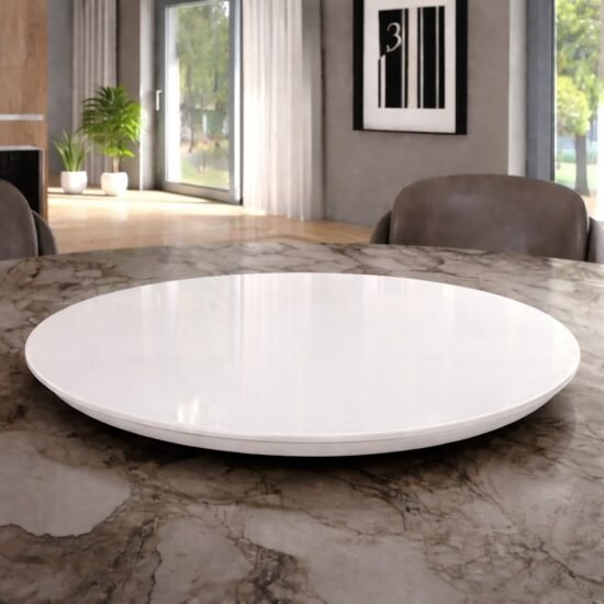 Alternative view of Prato Giratório 45 cm Off White – DELINE DECOR