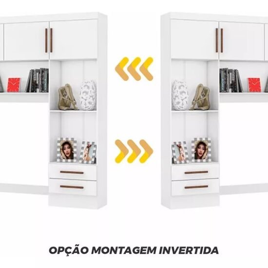 Alternative view of Modulado 4 Portas Branco - CARIOCA MÓVEIS