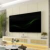 Home Suspenso até 85" Realce 2,225 m Off White com Nicho Native Off White - GELIUS