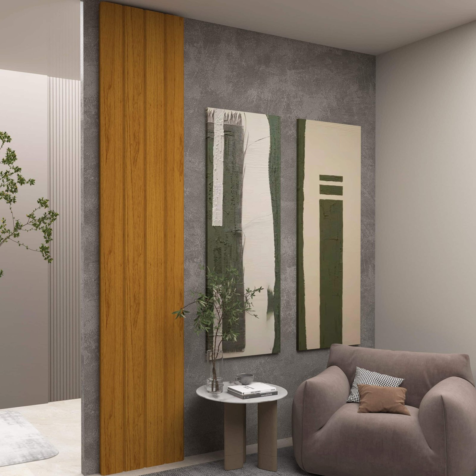 Placa Painel (Extensão) Majestade 46 cm Naturale – GELIUS - Imagem 2