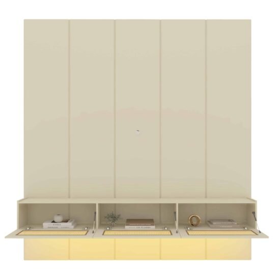 Alternative view of Home Suspenso até 85" Realce 2,225 m Off White com Nicho Native Off White - GELIUS
