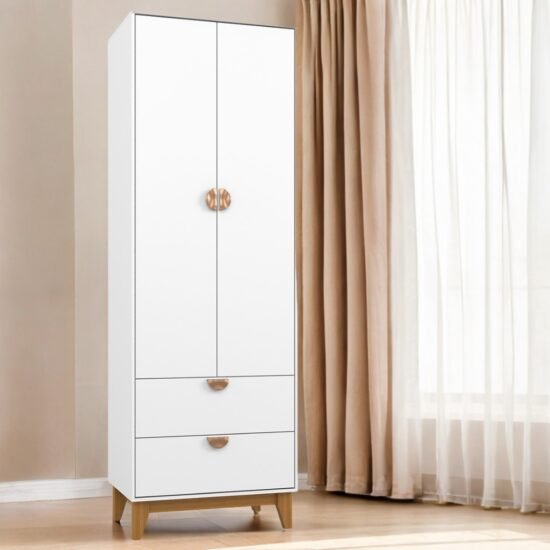 Guarda-Roupa 2 Portas Magia Branco - BATROL MOVEIS
