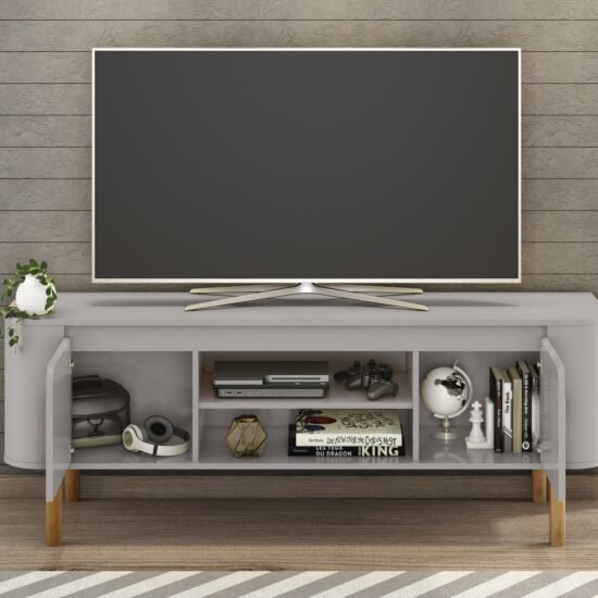 Alternative view of Rack ate 65" Camburi Off White - BECHARA