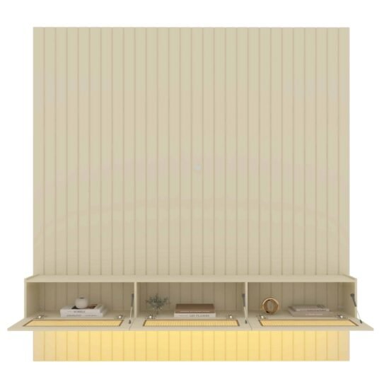 Alternative view of Home Suspenso até 85" Majestade 230 Off White com Nicho Native Off White - GELIUS