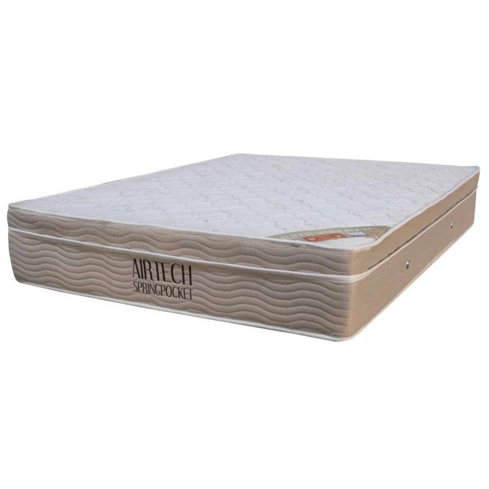 Colchão Queen Airtech Springpocket 25 cm D26 Molas ensacadas - ORTOBOM