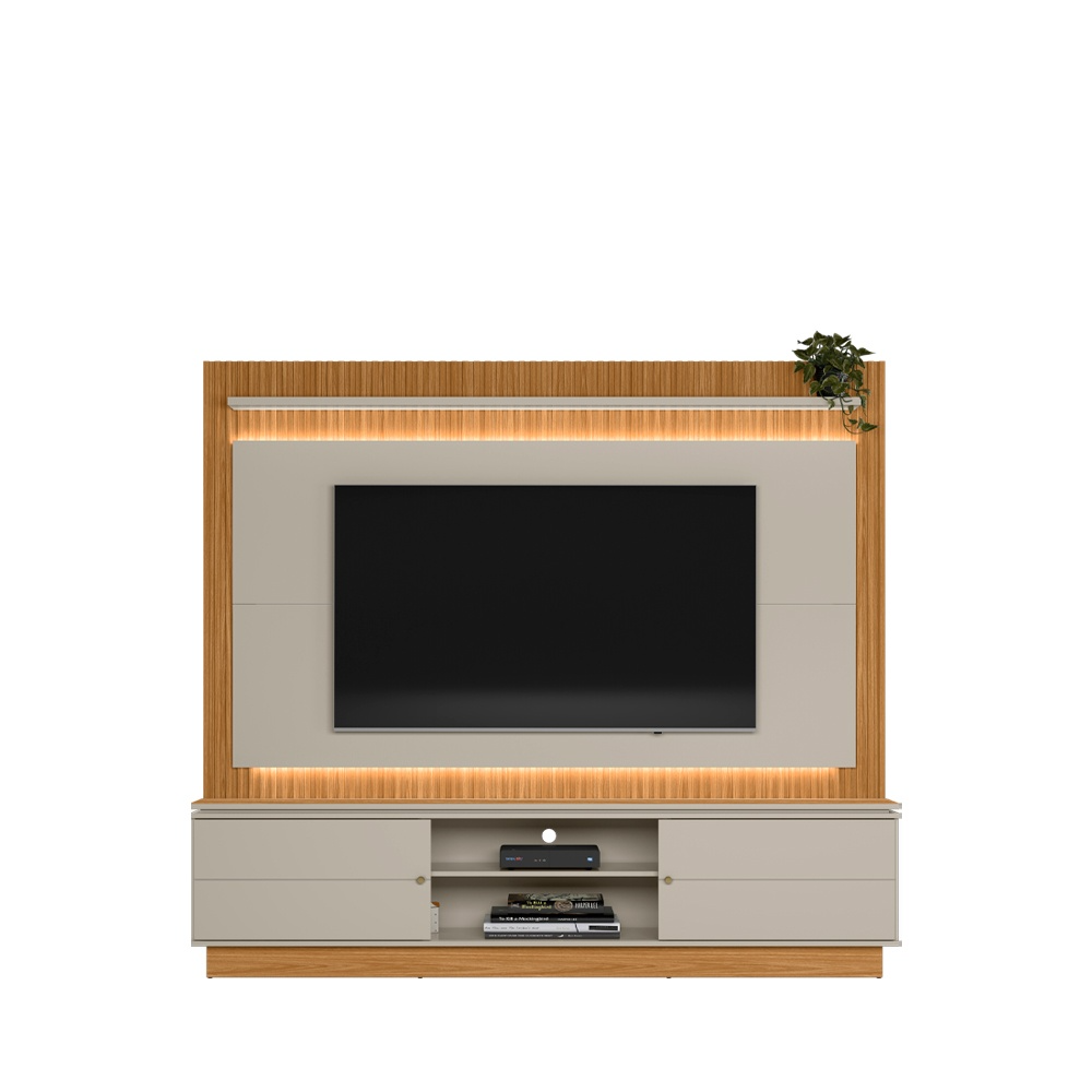Home até 75" Guararapes Nature/Off White - LINEA BRASIL - Imagem 9