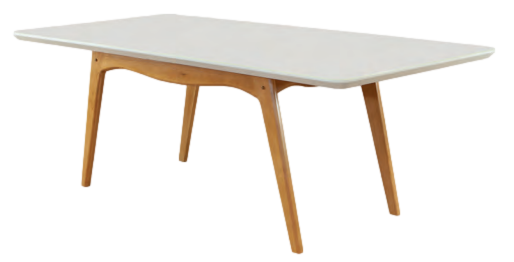 Mesa Escócia 120 Mel/Off White - ART ASSENTOS - Imagem 2