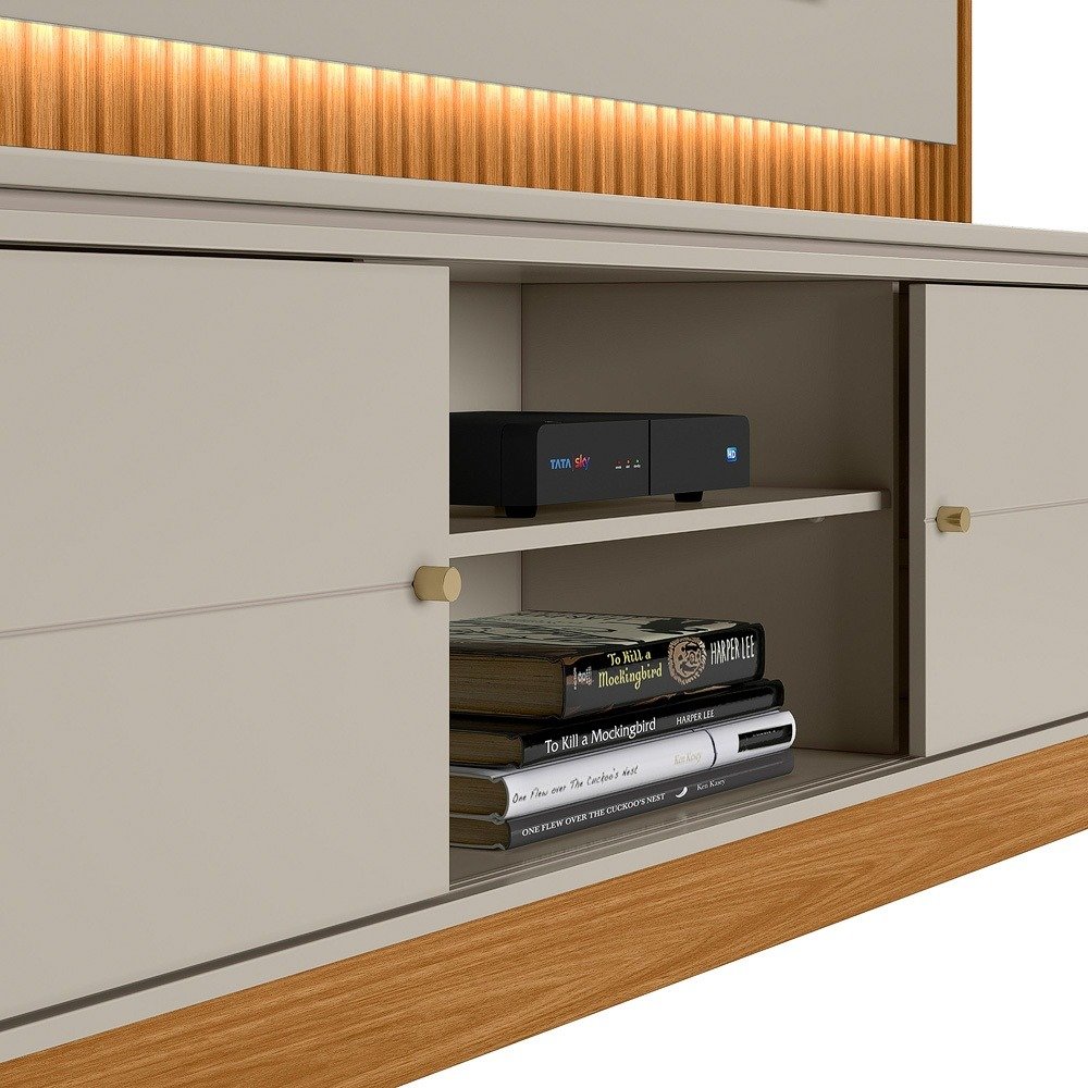 Home até 75" Guararapes Nature/Off White - LINEA BRASIL - Imagem 7