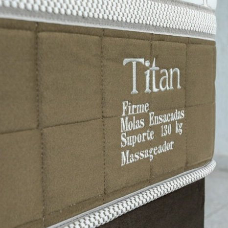 Colchão Casal Massageador Titan/Thor 34 cm D28 Molas Ensacadas + Base Box Simples Corino Branco – VIERO + BIOSTAR - Imagem 3
