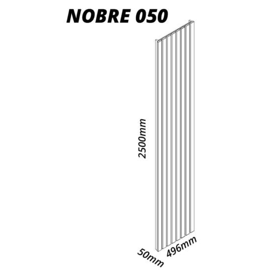 Alternative view of Placa Painel Ripado(Extensao)Nobre 49,6 cm Naturale - GELIUS