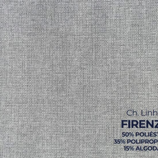 Alternative view of Sofa Living Ref.022 2,20 m Chenile Linho Cinza Firenze - RONDOMOVEIS