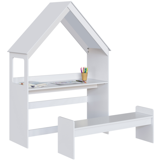 Alternative view of Kit Casinha Branco Brilho - PEROBA MOVEIS