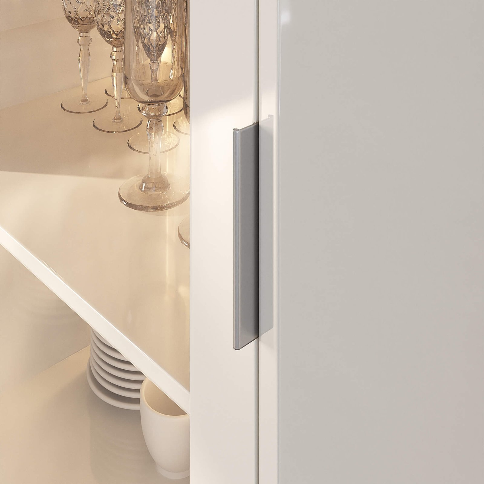 Cristaleira Mirage Cinamomo/Off White - ARTELY - Imagem 7