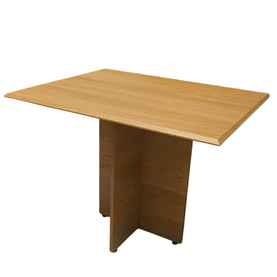 Mesa Perola 120 Imbuia Mel (Tampo Viena s/vidro) - CARVALHO DECOR - Imagem 3