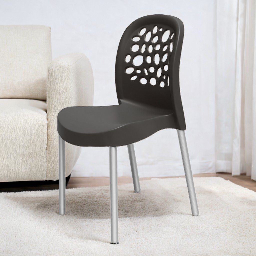 Cadeira Deluxe Preto - FORTE PLASTICO