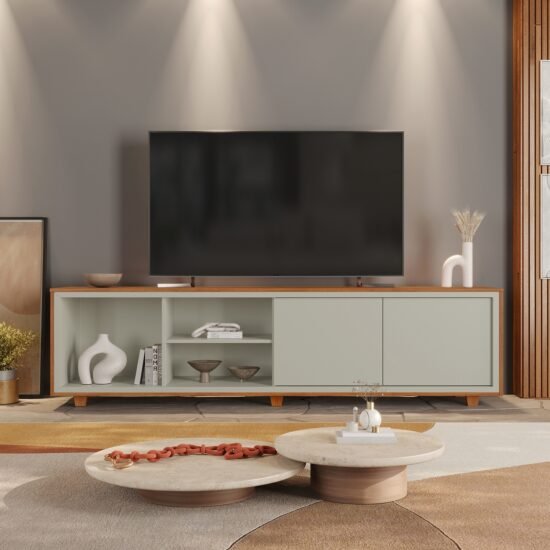 Alternative view of Rack até 75″ Dux Naturale – MAVAULAR