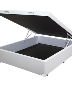 Alternative view of Base Box Casal Baú Corino Branco - BIOSTAR