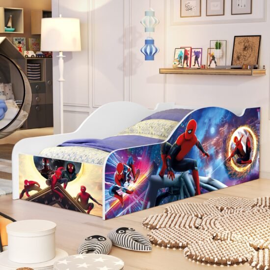 Cama Juvenil Carro (Menino) Homem-Aranha 14 - MADEC MÓVEIS