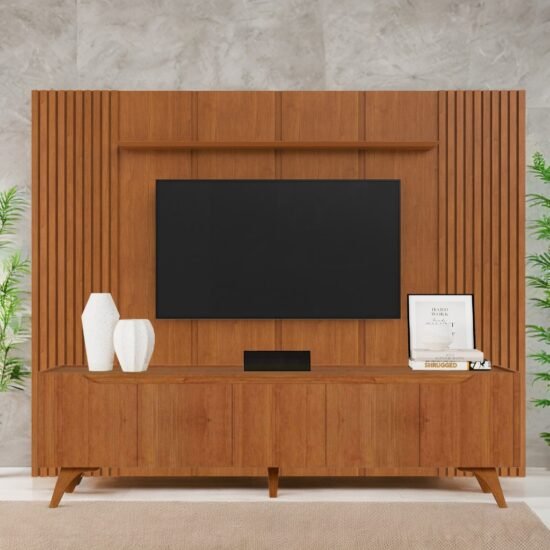 Painel até 75″ Union 2,34 + Rack Atenas 2,20 m Naturale – MAVAULAR