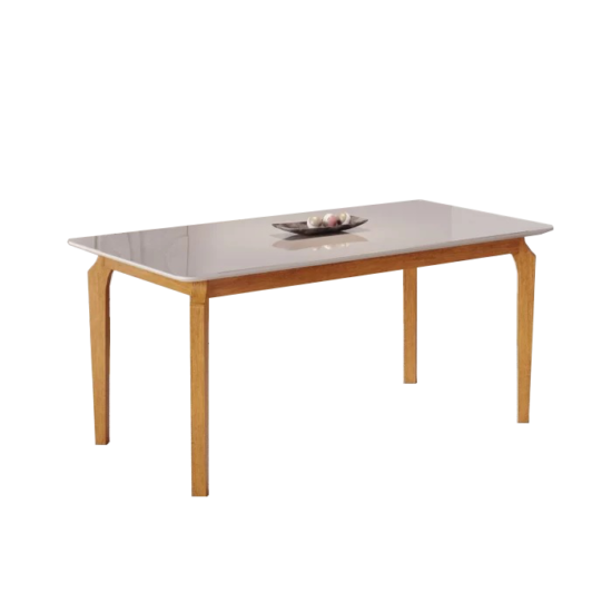 Alternative view of Mesa Alegra 120 Cinamomo/Off White - JCM MOVELARIA