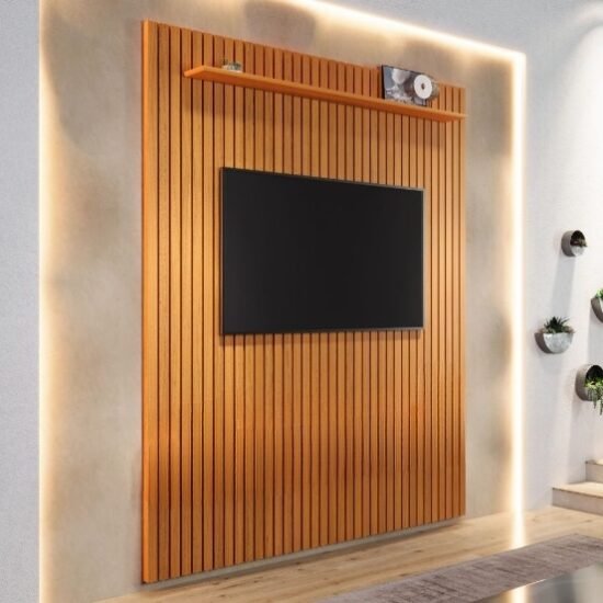 Painel até 75" Arbo 1.9 Cedro - EDN MÓVEIS