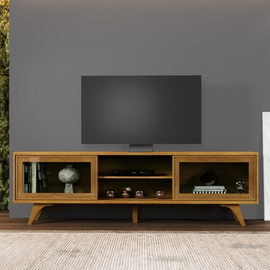Alternative view of Rack até 75" Vitrum Naturale - MAVAULAR