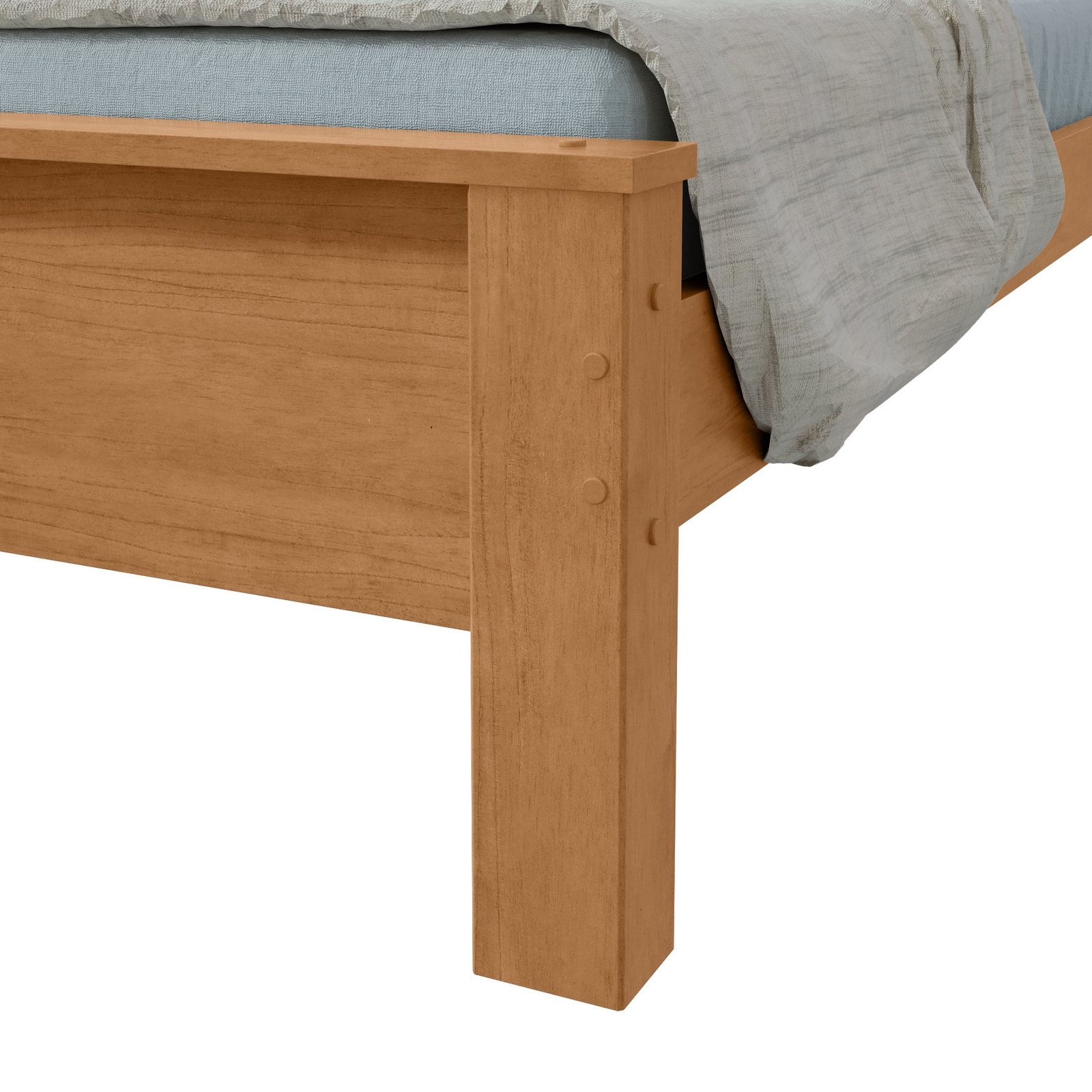 Cama Solteiro Athenas Amêndoa Clean/Off White/Amêndoa - LOPAS - Imagem 9