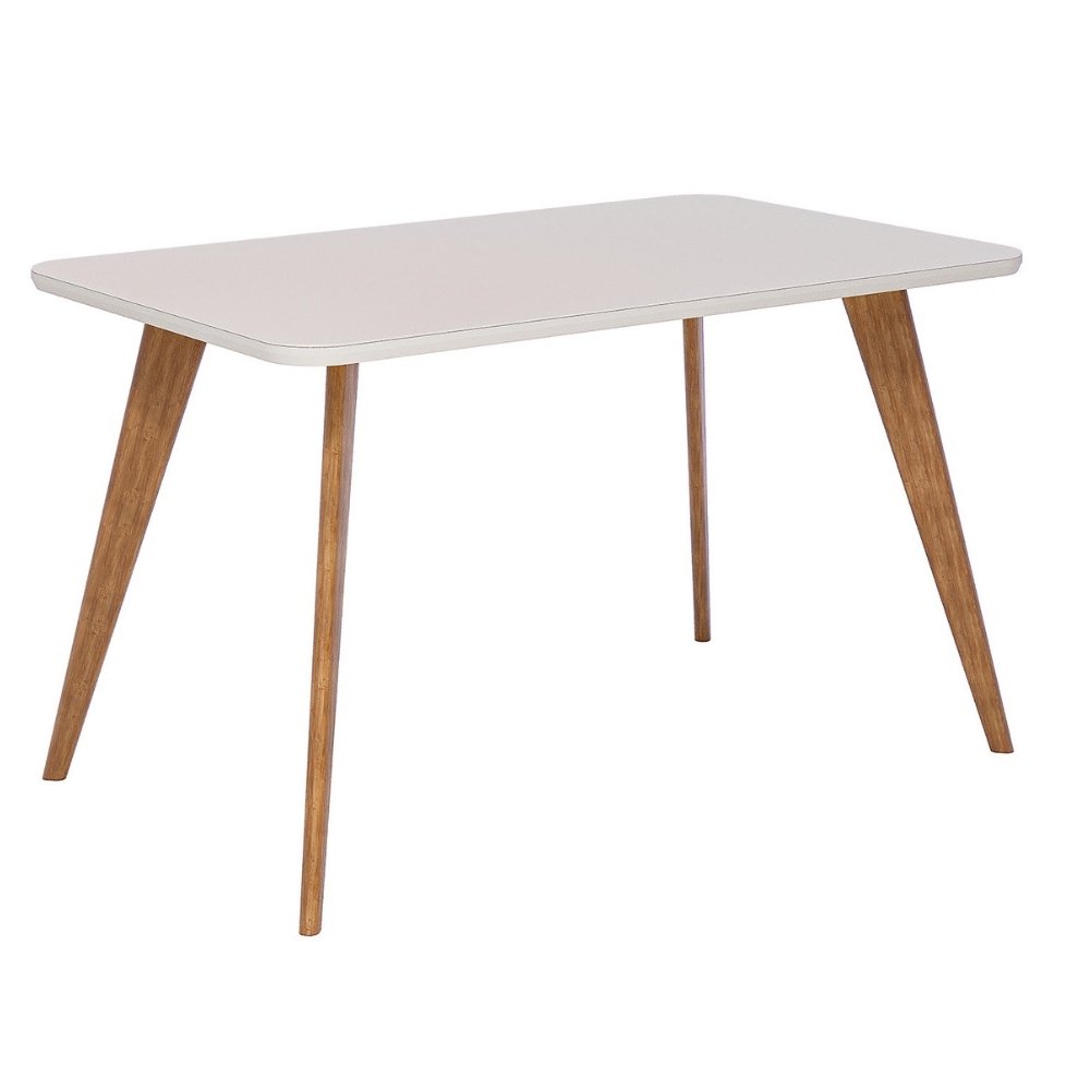 Mesa Acerola 130 (C/Vidro) Madeira/Off White - CIMOL - Imagem 4