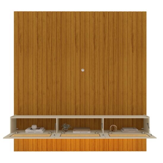 Alternative view of Home Suspenso até 85" Majestade 230 Naturale com Nicho Native Off White - GELIUS