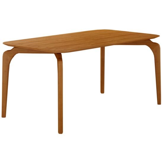 Alternative view of Mesa Capri 120 (S/Vidro) Laminado Natural - MÓVEIS VALVERDE