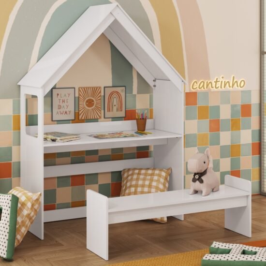 Kit Casinha Branco Brilho - PEROBA MOVEIS