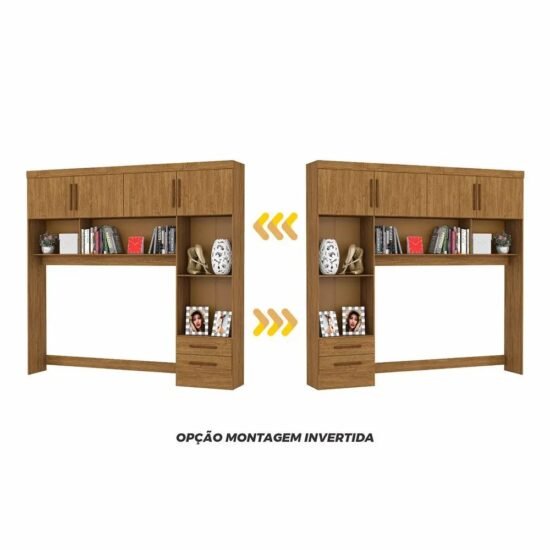 Alternative view of Modulado 4 Portas Freijó - CARIOCA MÓVEIS