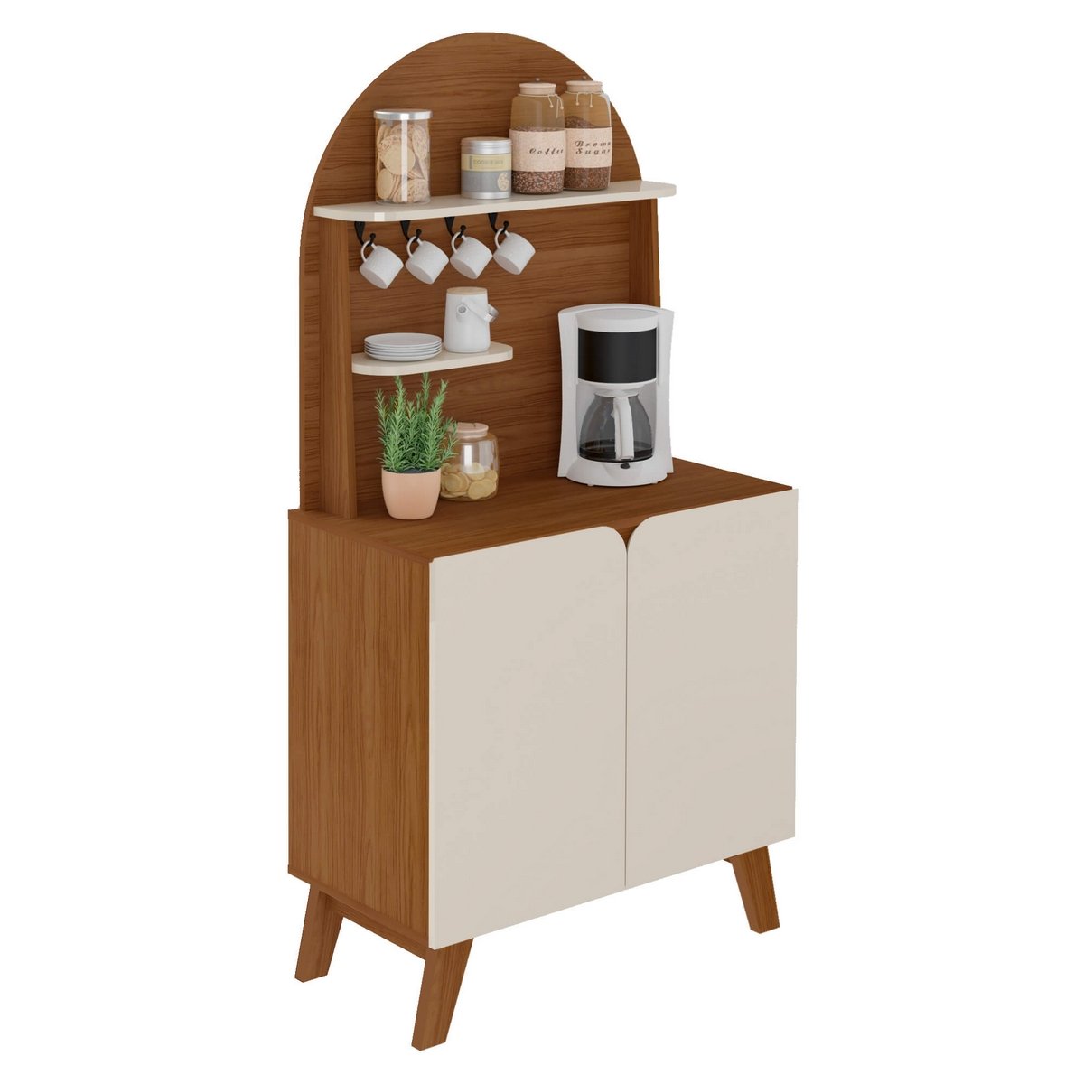 Cantinho do Café Viena Cedro/Off White - ARTELY - Imagem 3