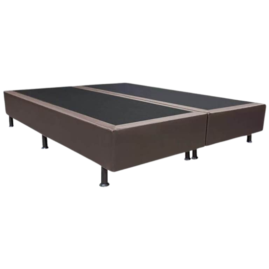 Alternative view of Base Box Queen Simples Corino Marrom - ALTO NIVEL CAMAS E COLCHOES
