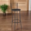 Banqueta Petra 1B700 Preto Fosco - KAPPESBERG