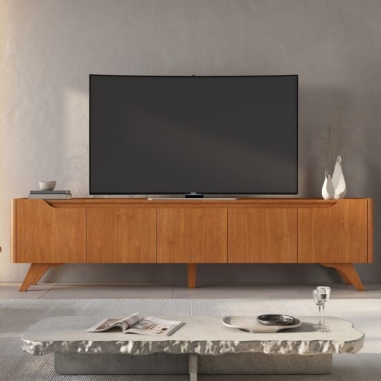 Alternative view of Rack até 75" Atenas 2.2 Naturale - MAVAULAR