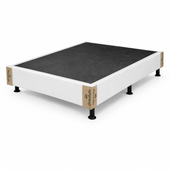 Alternative view of Base Box Casal Simples Corino Branco – ORTOBELLO