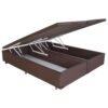 Base Box Queen Bau Corino Marrom - BIOSTAR