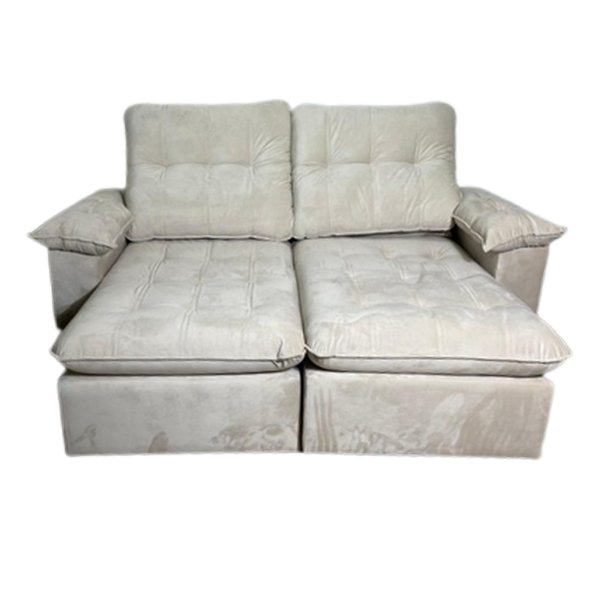 Sofá Retrátil e Reclinável Imperial 2,30 m Bege - IMPÉRIO ESTOFADOS (PROMOÇÃO - LEVE AVARIA) - Imagem 2