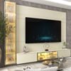 Home Suspenso até 85″ Luminare Reflecta com Uma Torre 255 Off White – GELIUS (ESPECIAL)