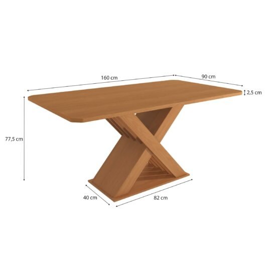 Alternative view of Mesa Graviola BA29 160 (S/Vidro) Canela – KAPPESBERG