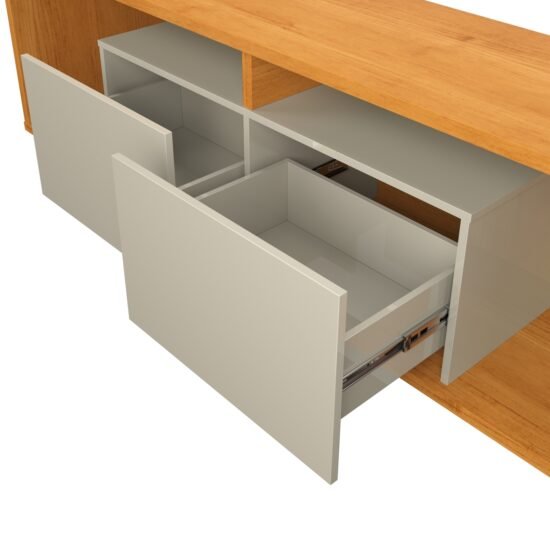 Alternative view of Rack até 75" Move 1.8 Cinamomo/Off White - PATRIMAR