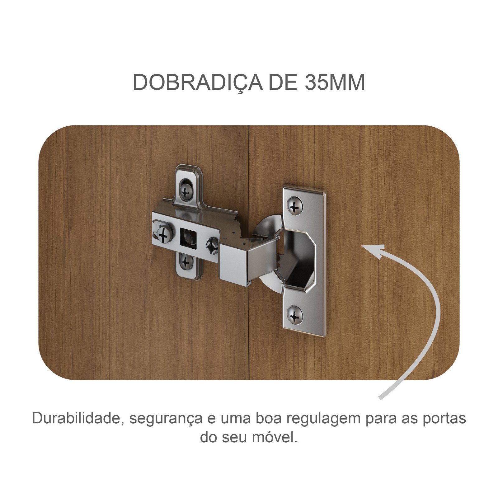 Guarda-Roupa 6 Portas Royal 2,388 m Cumaru/Fendi - NOVO HORIZONTE - Imagem 4