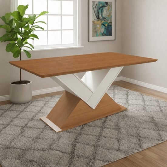 Mesa Amora BA35 160 (S/Vidro) Canela/Off White – KAPPESBERG